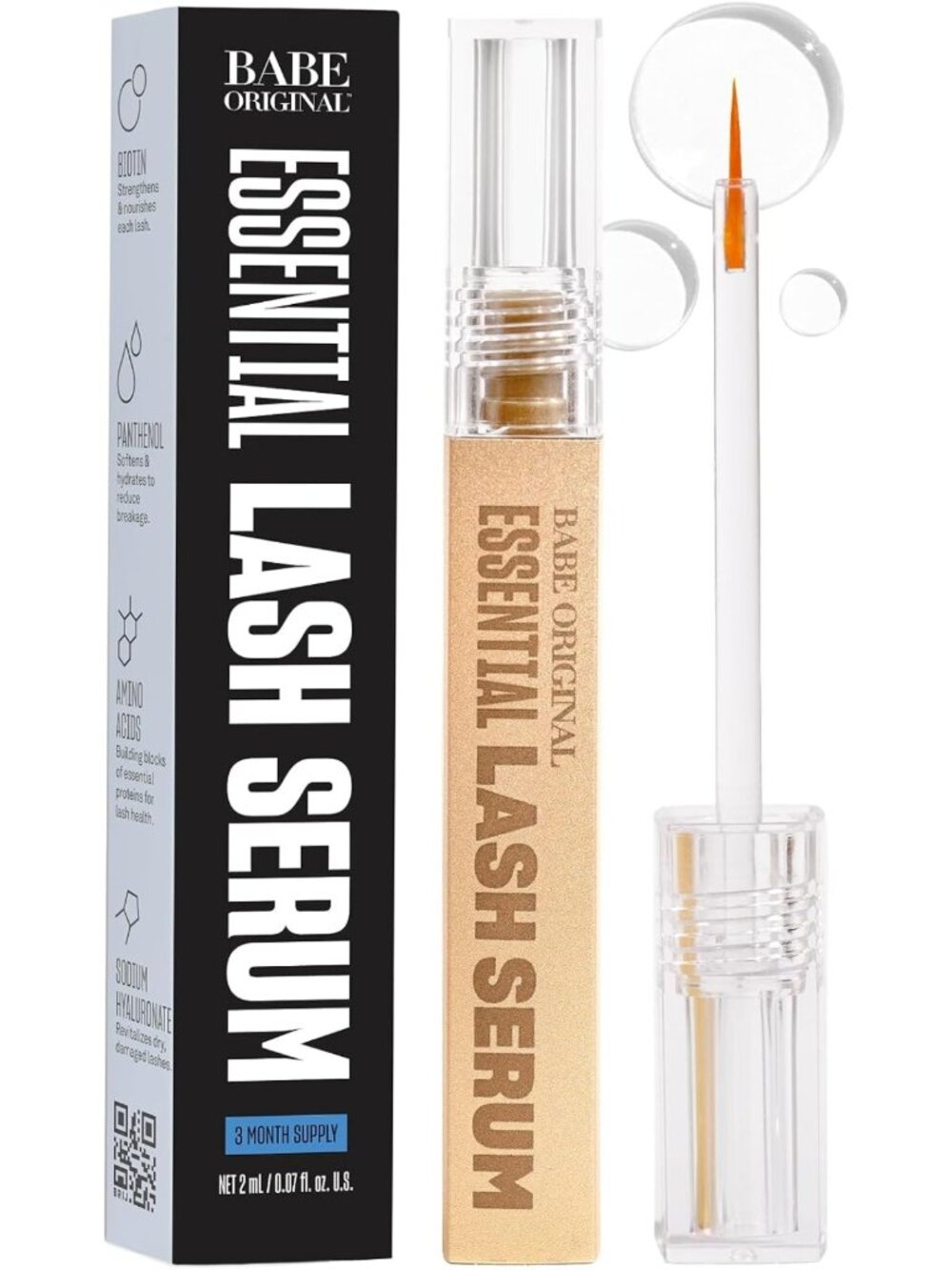 Vegan Lash Serum for Fuller, Longer Lashes & Brows - Advanced Enhancing